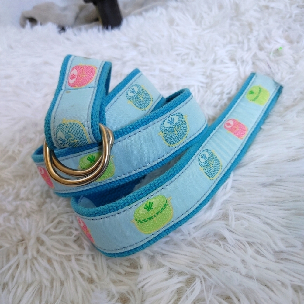 Douglas Paquette Basket Print Belt